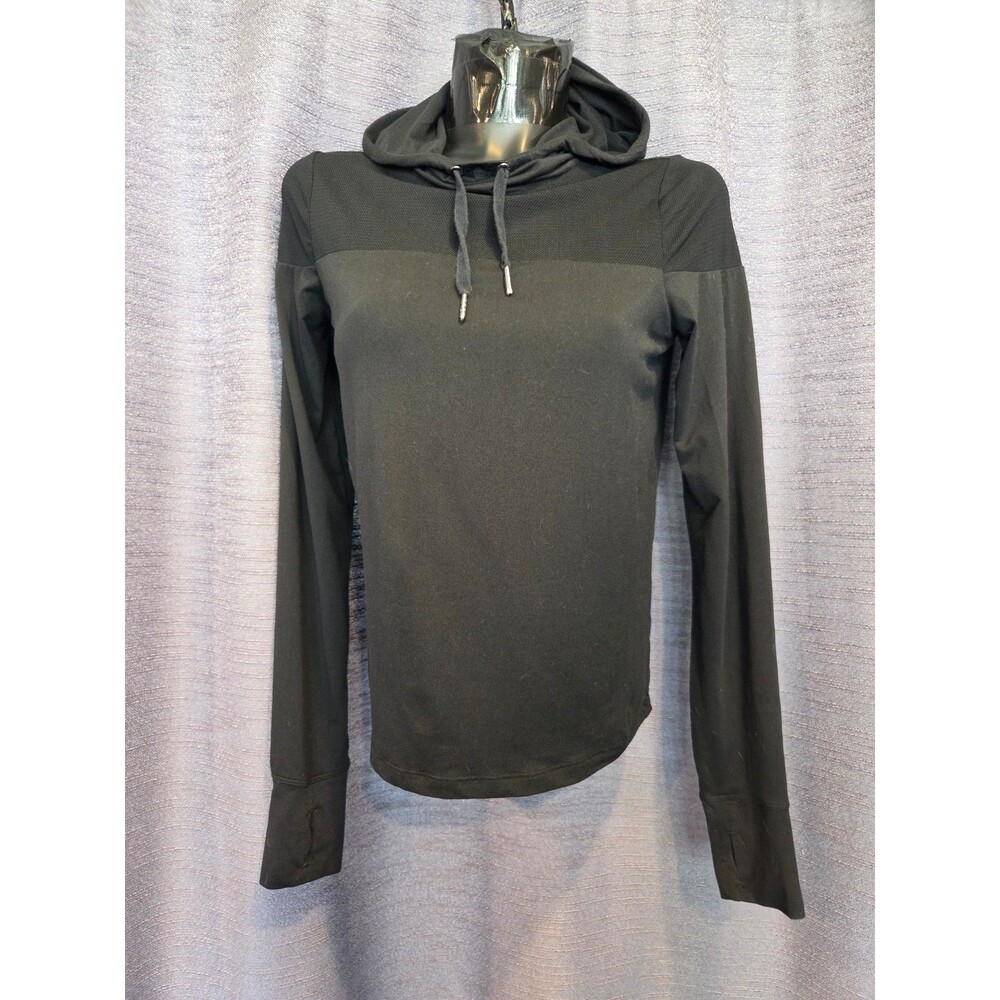Gaiam women's yoga hoodie with mesh upper, EUC sz S